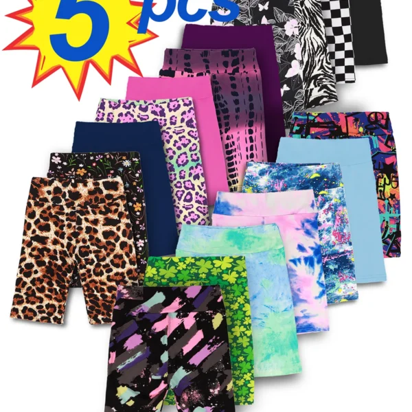 Girls' Yoga Biker Shorts
